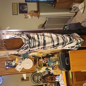 Kala womens fitted mini skater dress